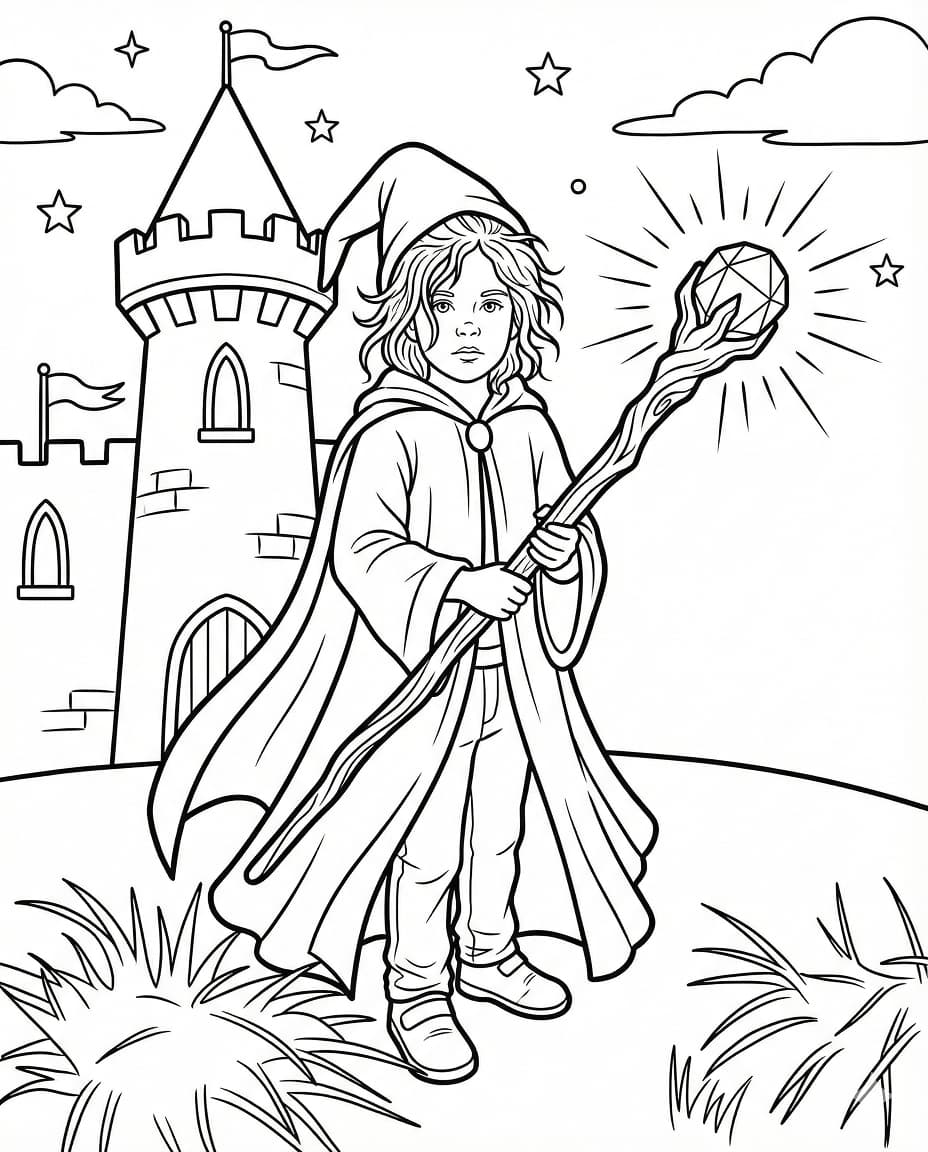 Coloring page of Magic Maker