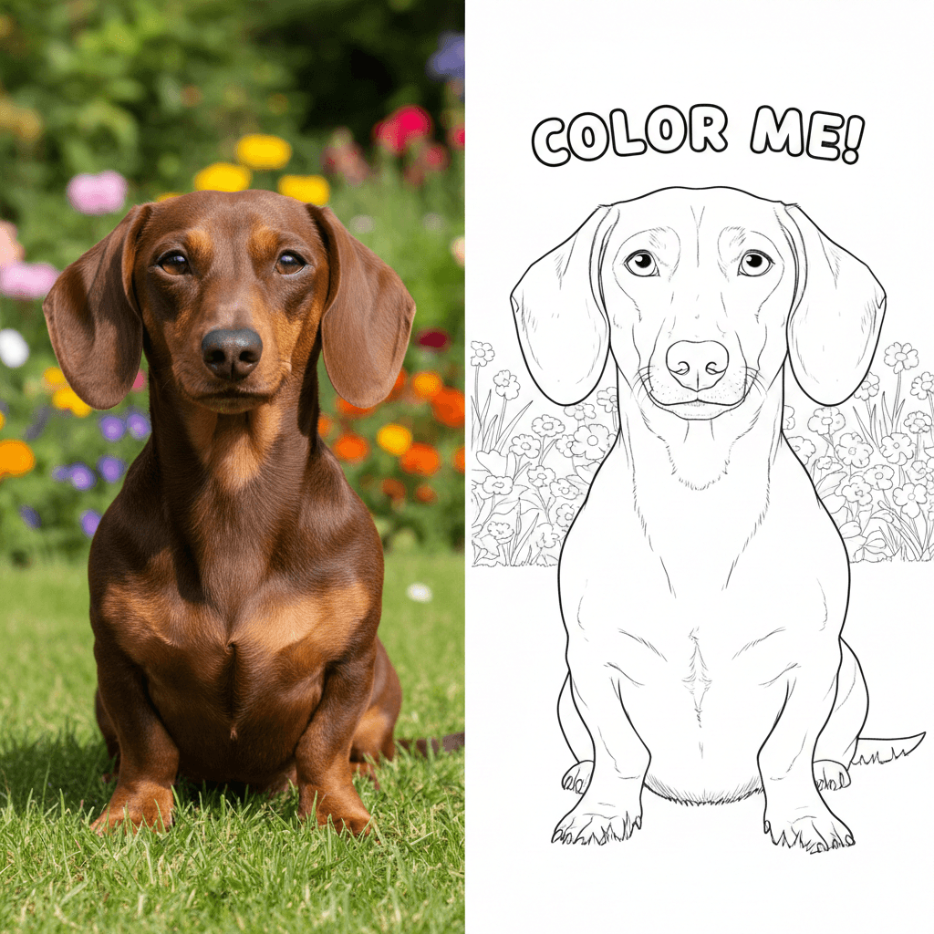 before and after pet photo